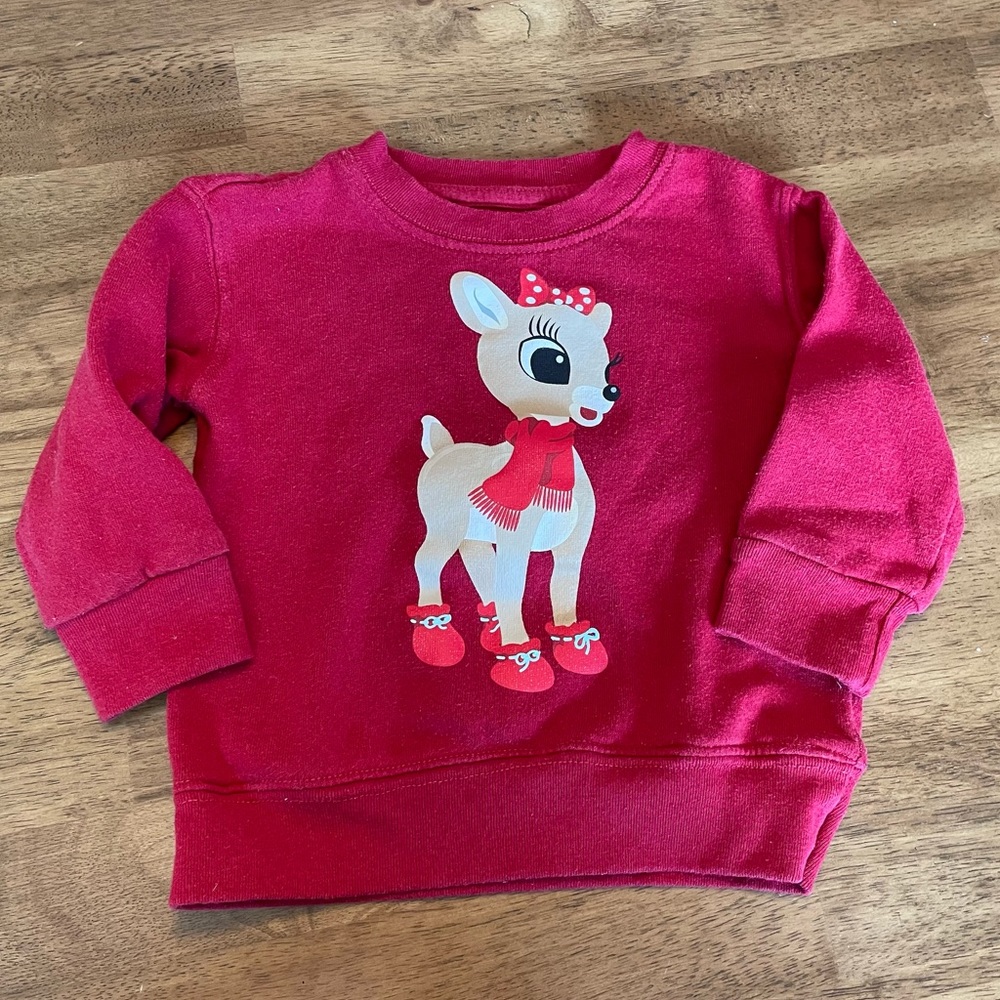 Rudolph Toddler Sweatshirt - Clarice 18 months